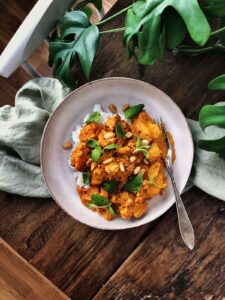 suolapähkinä-kukkakaalicurry